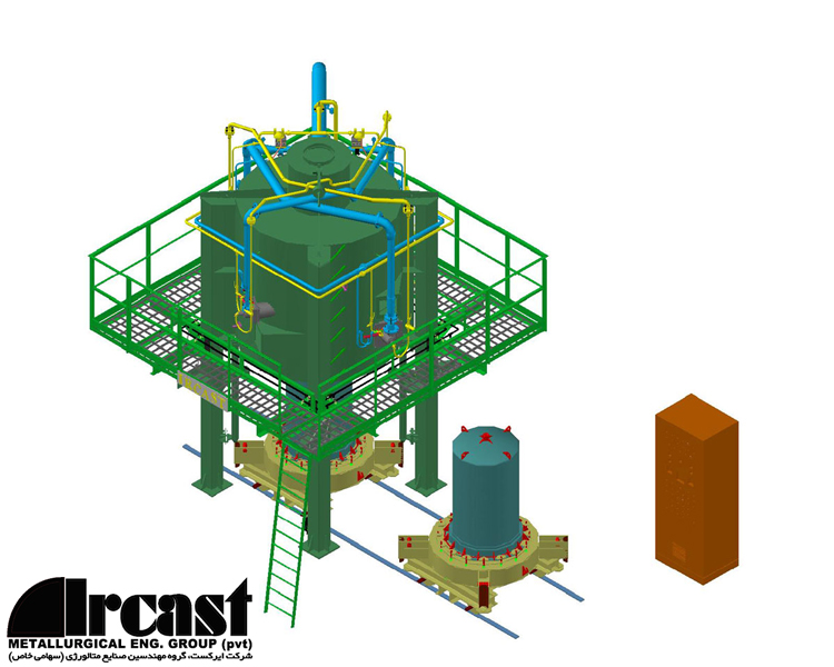 Ircast Bell type gas fired furnace